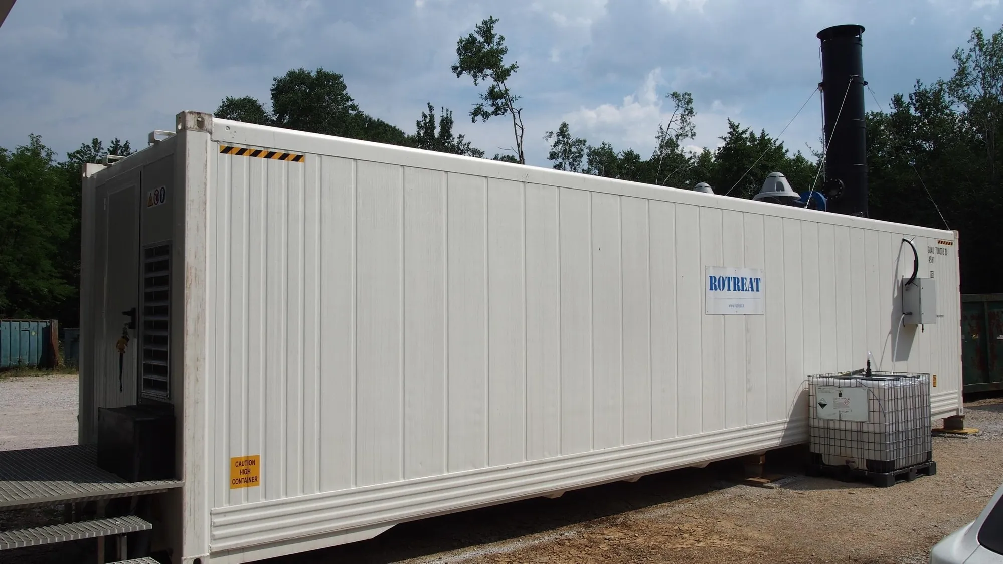 Emergency RCDT system. Installed system