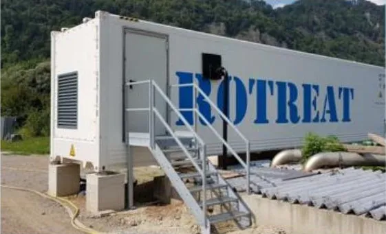 Betriebscontainer der MBR-Anlage