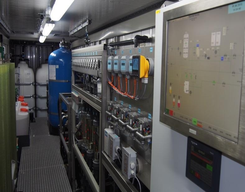 Landfill leachate project in Turkey: RCDT system controls