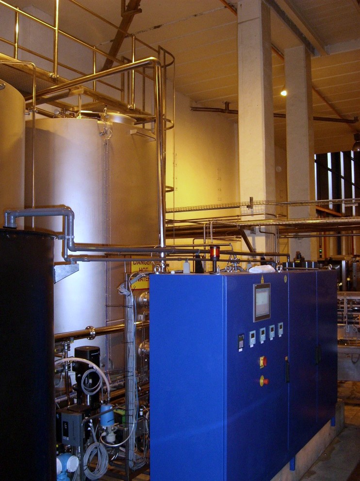 Bottling plant hygiene. Installed system